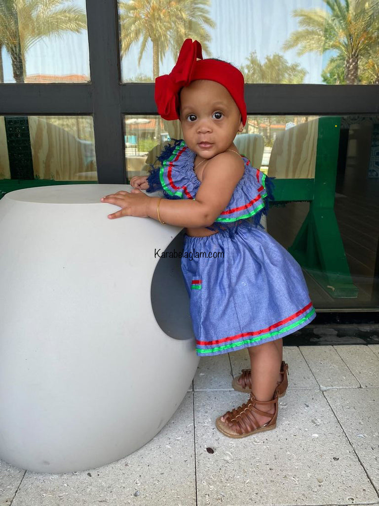 karabela dress Ti Poupe (Infant/Toddler Karabela Skirt Set) 6-9 MONTHS