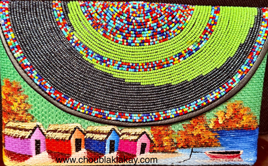 Peyizaj Clutch Handpainted (Small)