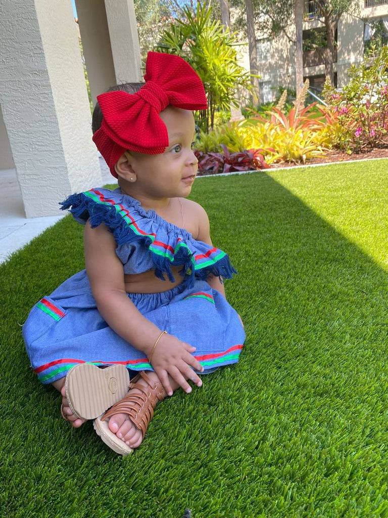 karabela dress Traditional Haitian catching prints Karabela Attires: A Tapestry of